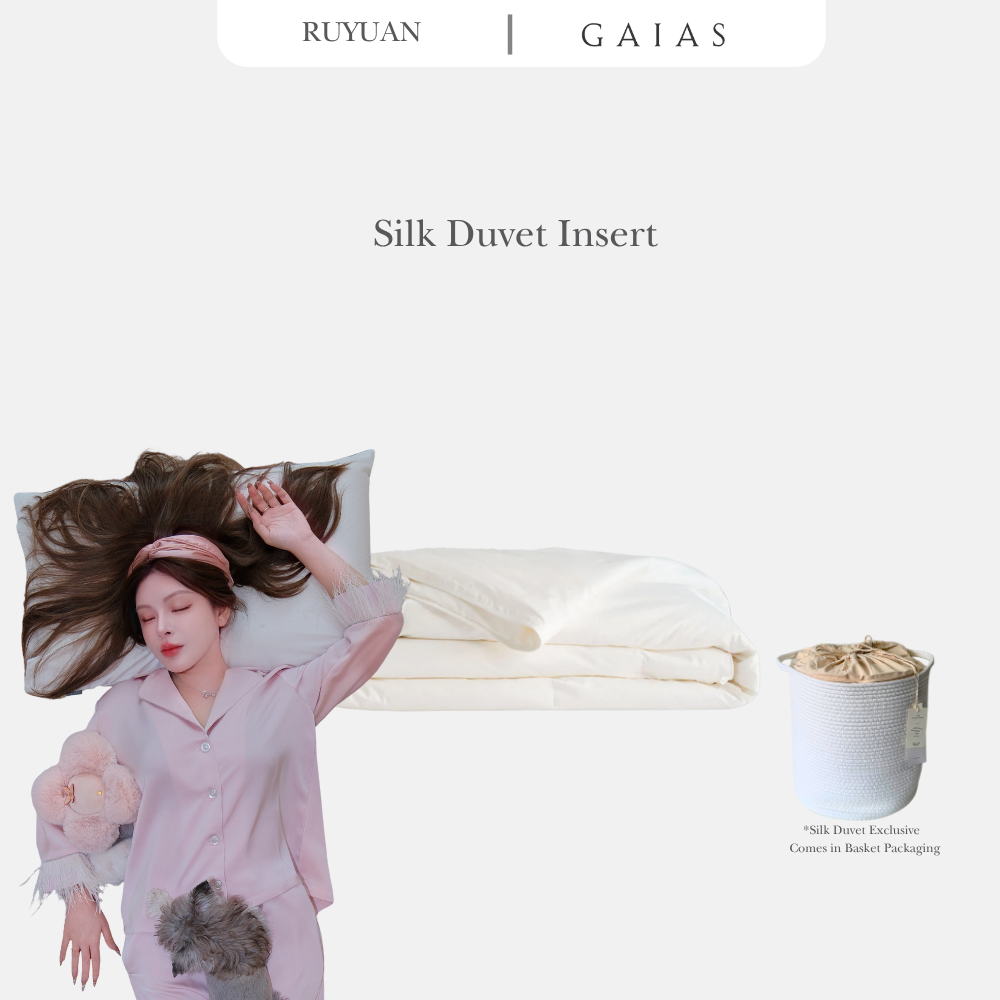 Ruyuan x Gaias | Silk Duvet Insert