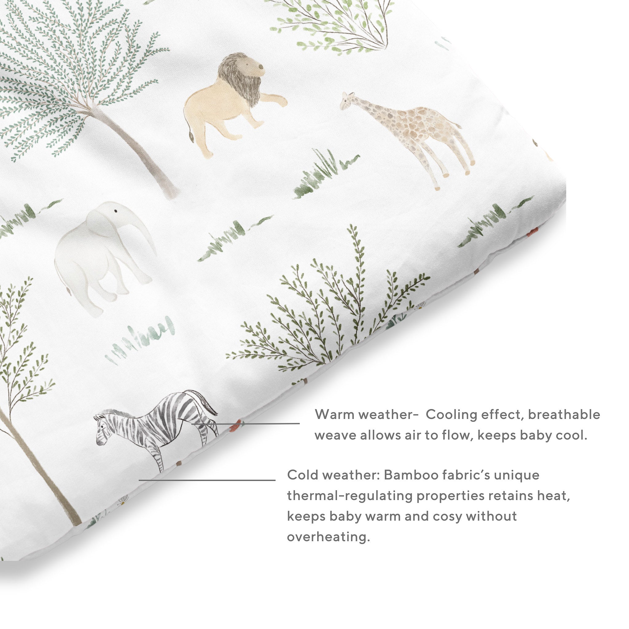 [Kays+Kins x GAIAS] PureBamboo™ Duvet + Fitted Crib Sheet Bundle Set