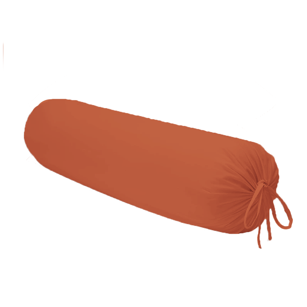 GAIAS Exclusive Manufacturer Blostercase Burnt Orange Signature Soft Cotton Bolster case